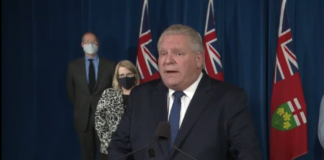Premier Doug Ford announces new restrictions due to covid