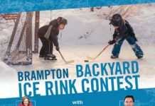 City of Brampton Backyard Ice Rink Contest Poster