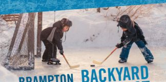 City of Brampton Backyard Ice Rink Contest Poster