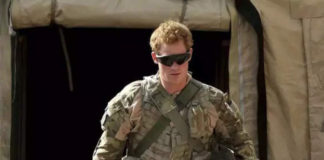 Image of Prince Harry in Afghanistan